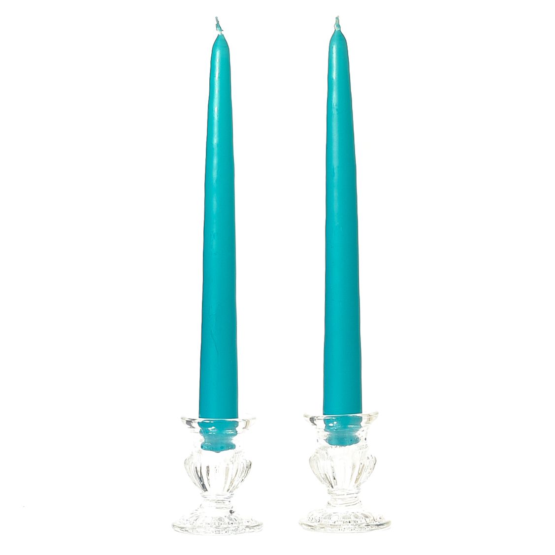 3 Pairs Taper Candles Unscented 6 Inch Mediterranean Blue Tapers .88 in. diameter x 6 in. tall | Walmart (US)
