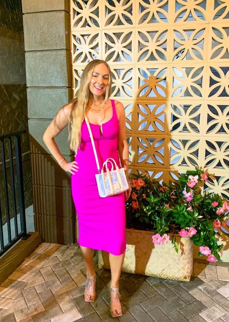 A moment for this pink dress!! Great for any occasion!! Birthday dress, Wedding guest dress, date night dress, or girls night out!

#LTKwedding #LTKitbag