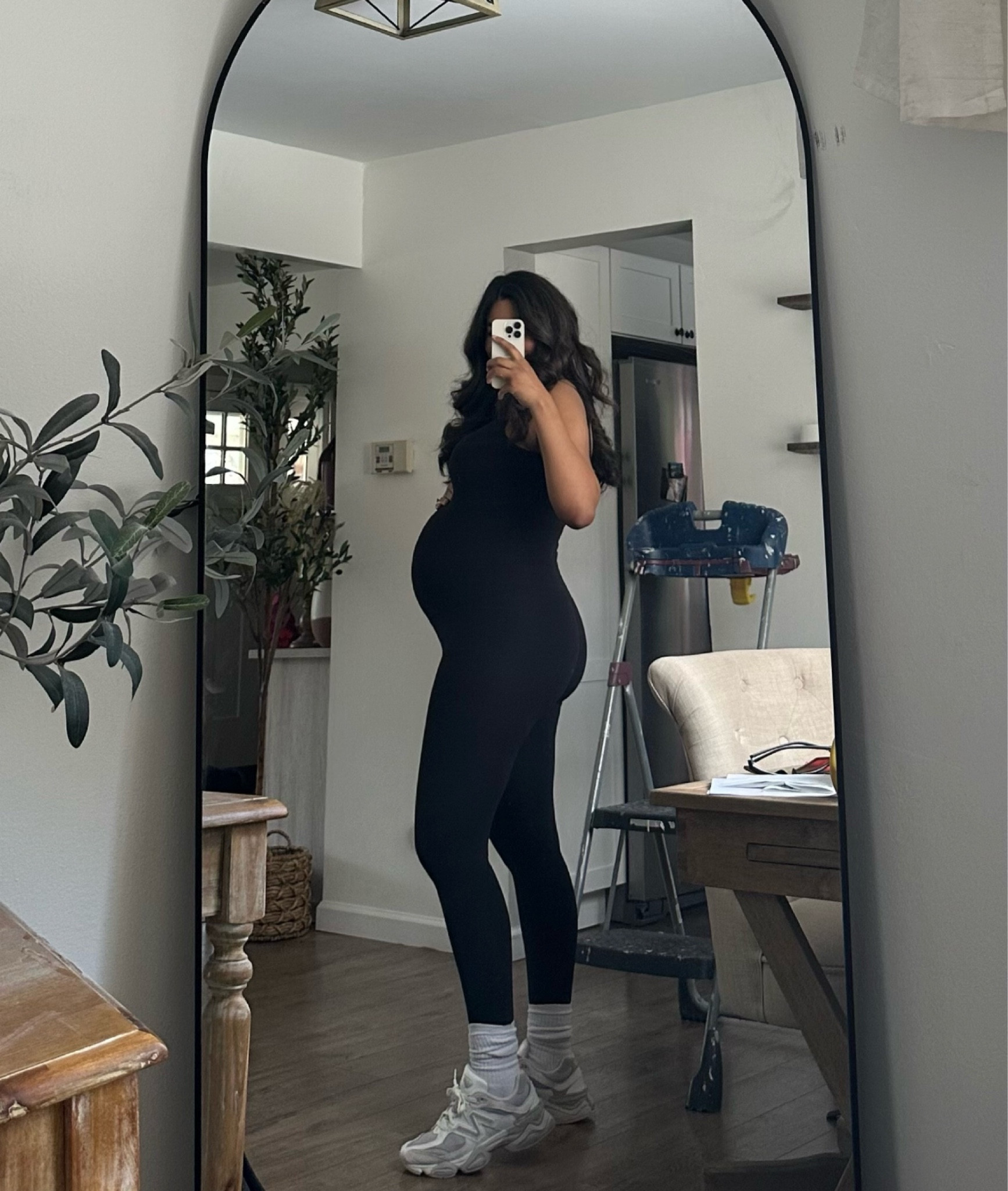 Maternity jumpsuit is 45% off right now!!!! Wearing a medium target style 

#LTKStyleTip #LTKFindsUnder50 #LTKBump