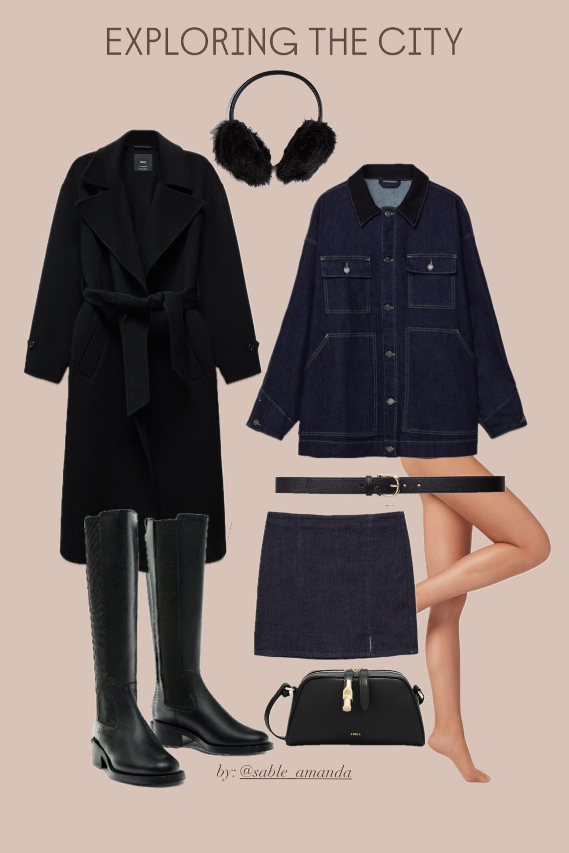 Exploring Copenhagen on a cold autumnal afternoon. One of my most favorite outfits I’ve worn lately. This denim on denim look with the belted waist was just so cute and fun. Dark denim is where it’s at! Exploring the city and walking was easy in this layered look with these black riding boots too 🖤

#LTKStyleTip #LTKTravel