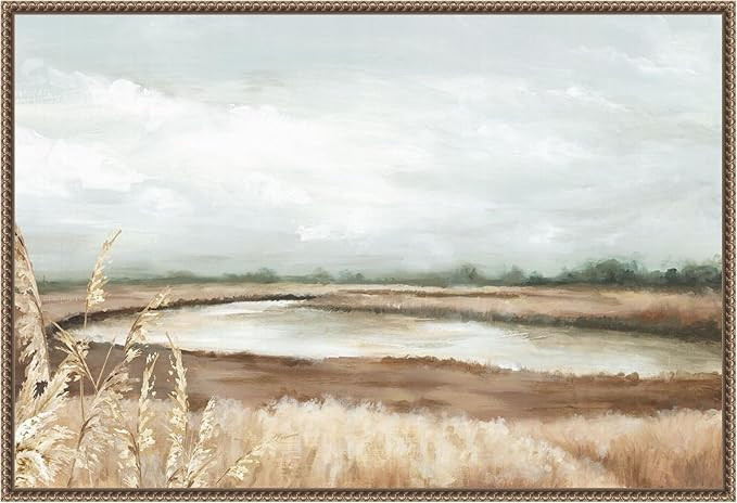 Amanti Art Framed Canvas Wall Art 23x33 Loving Fall II by Eva Watts, Framed Wall Art Canvas, Land... | Amazon (US)
