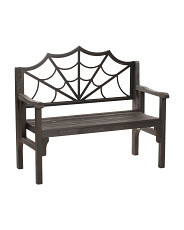 47x42 Outdoor Safe Spiderweb Foldable Bench | Halloween | Marshalls | Marshalls