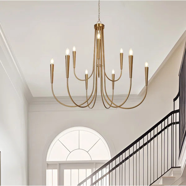 Otho 9 - Light Oversized Candle Style Classic Chandelier | Wayfair North America