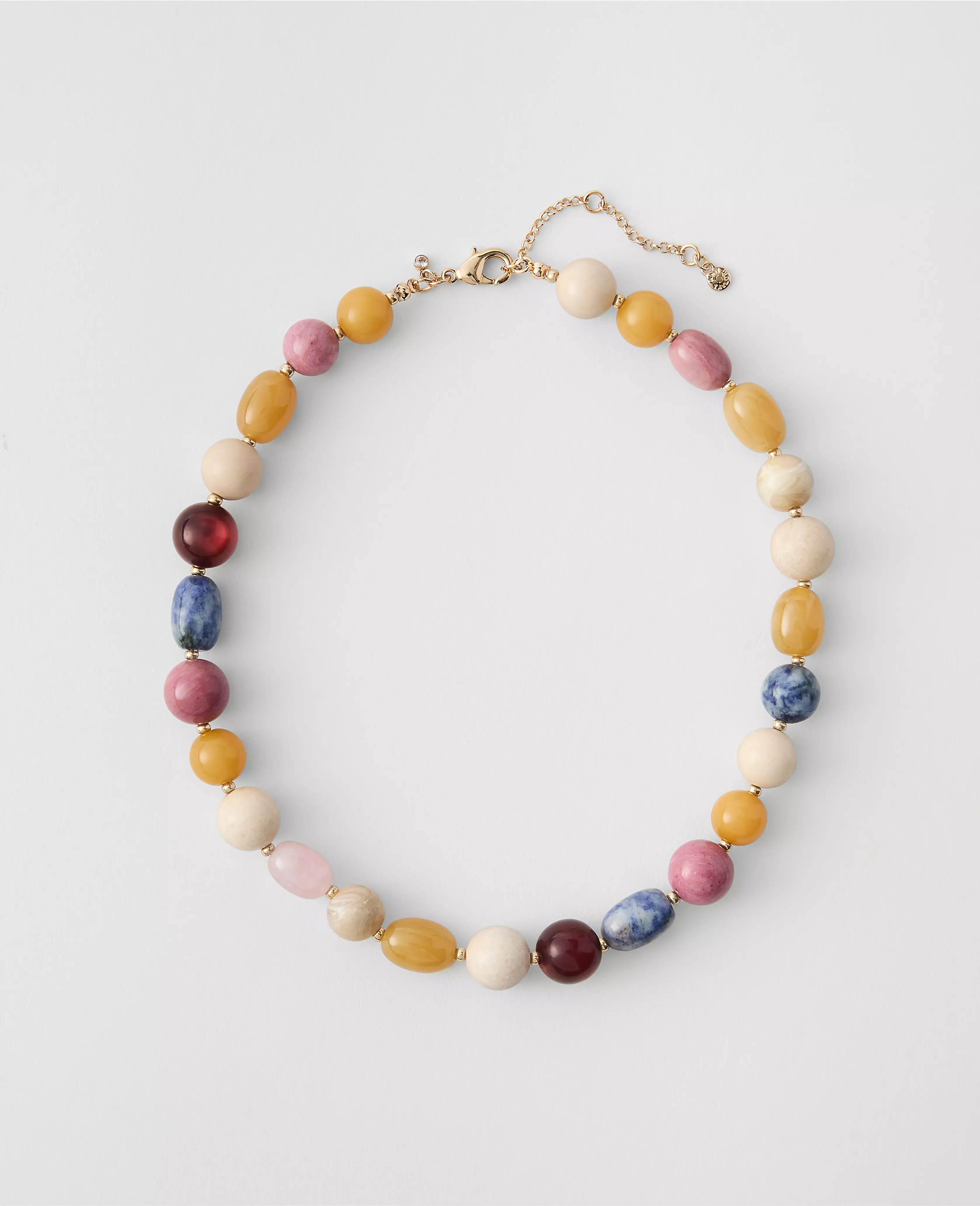 Mixed Stone Statement Necklace | Ann Taylor
