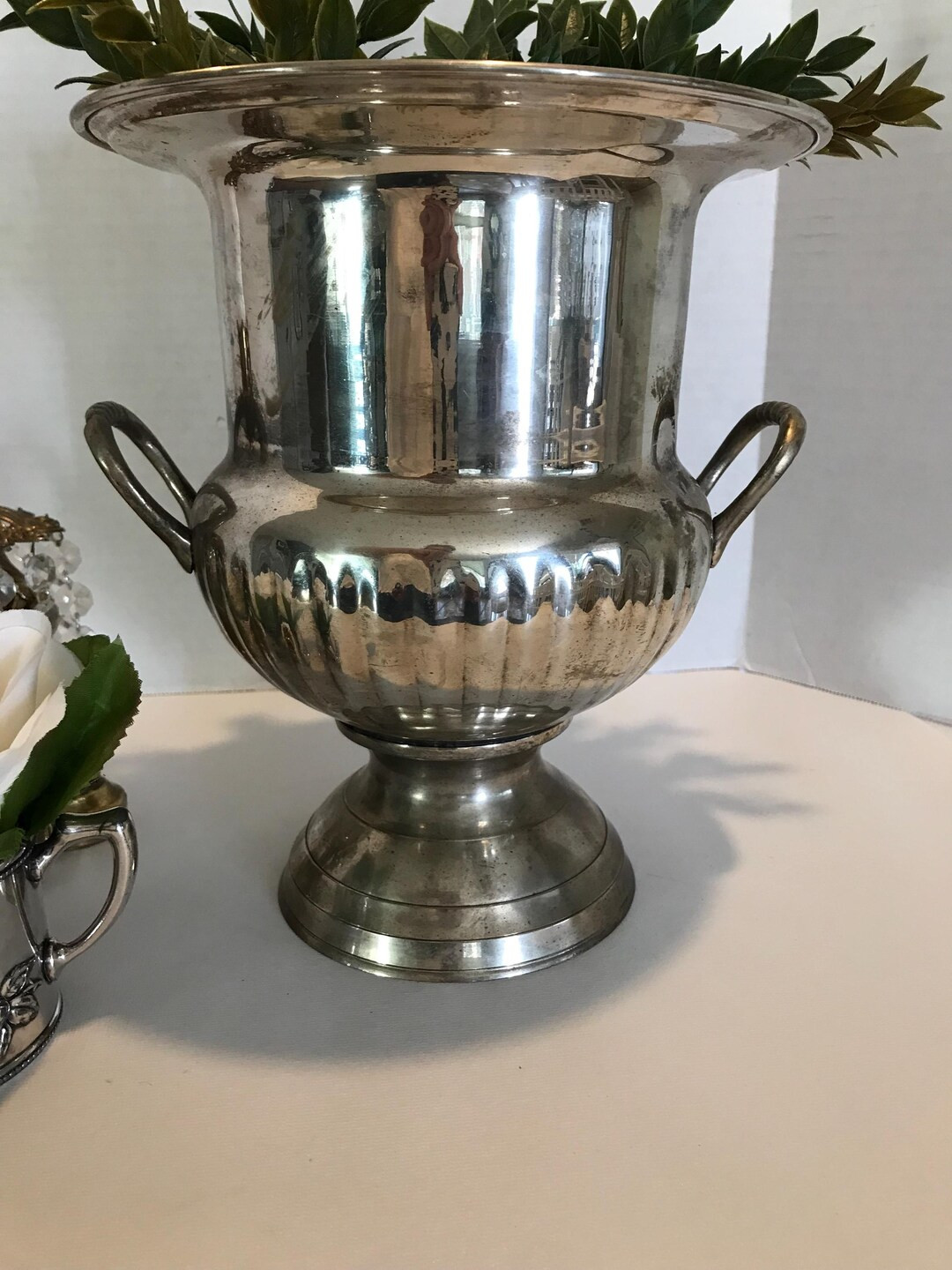 Vintage 1966 Silverplate Trophy Champagne Bucket, Silver Trophy Ice Bucket - Etsy | Etsy (US)