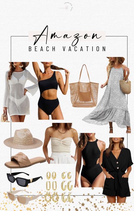 Amazon beach vacation amazon swimsuit amazon beach accessories amazon summer sandals vacation dress 

#LTKswim #LTKunder50 #LTKunder100