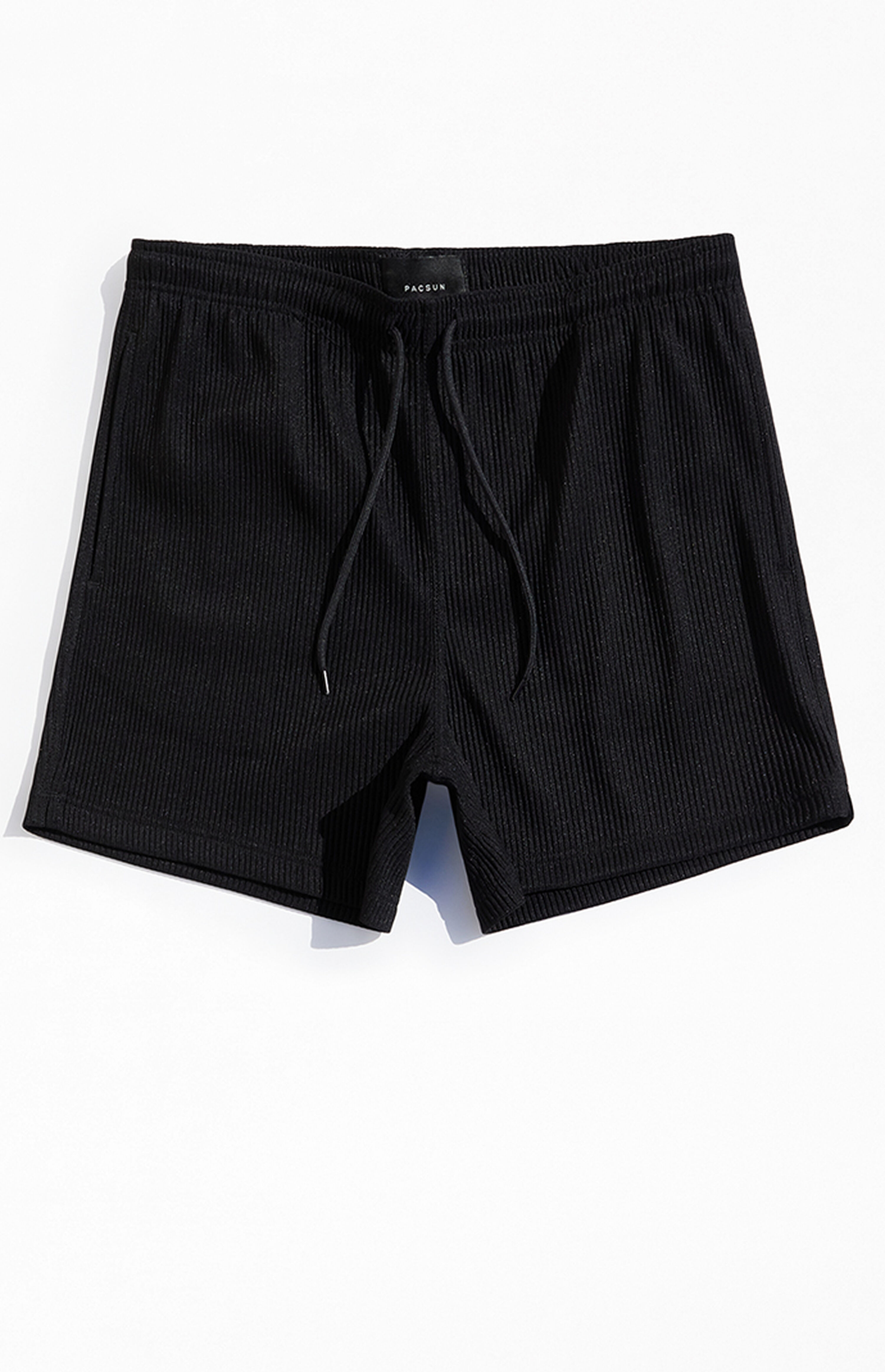PacSun Black Ribbed Shorts | PacSun
