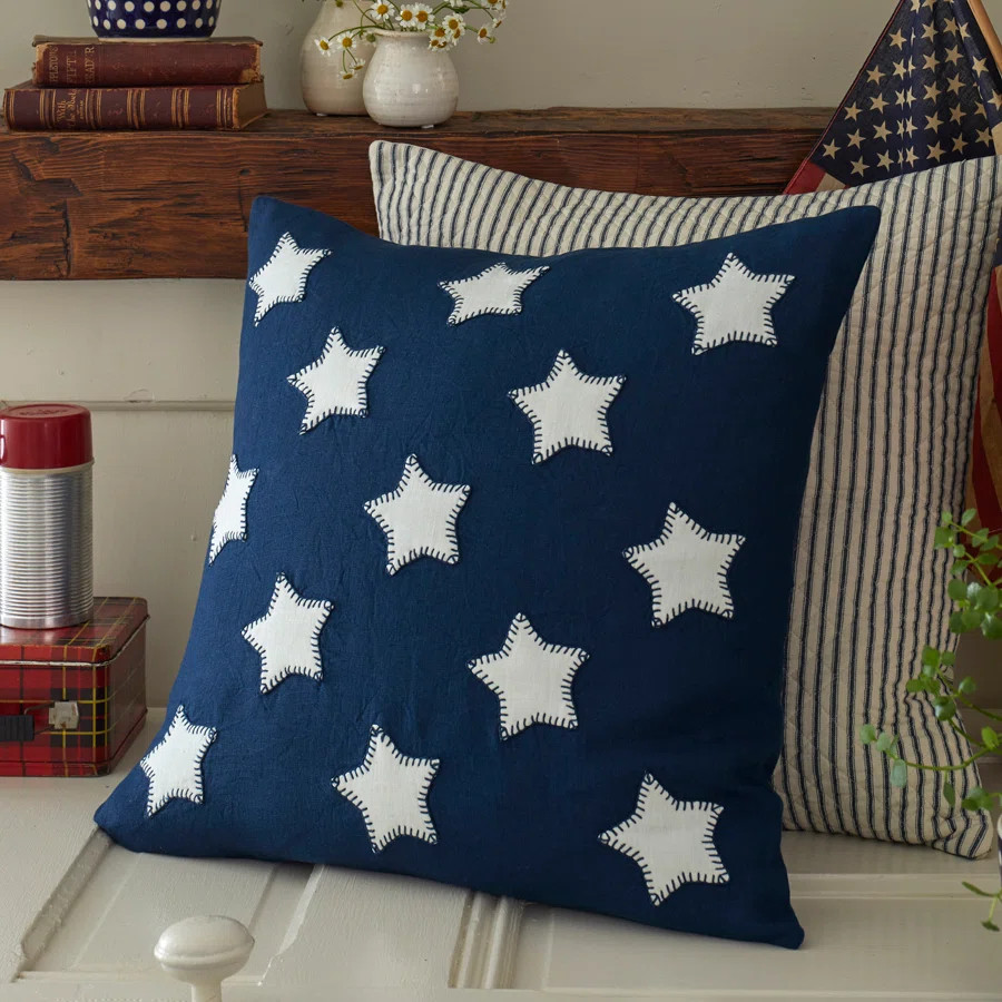 Taylor Linens Stars Americana Throw Pillow | Wayfair | Wayfair North America