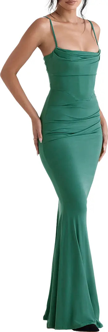 HOUSE OF CB Milena Jersey Corset Maxi Dress | Nordstrom | Nordstrom