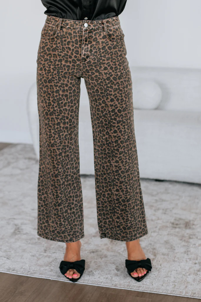Lallina Leopard Pants | Wild Oak Boutique