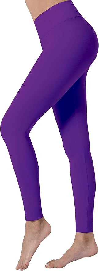 VALANDY High Waisted Leggings for Women Stretch Tummy Control Workout Running Yoga Pants Reg&Plus... | Amazon (US)
