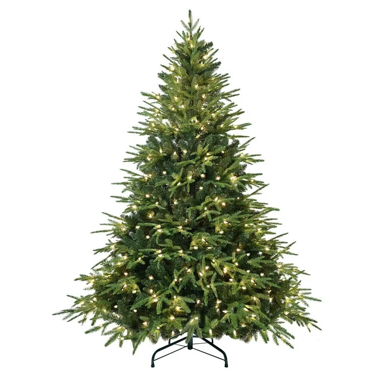 Leeheeyee 6Ft Christmas Tree, Prelit Green fir Prem Artificial Tree, 1931 Realistic PE&PVC Mixed ... | Walmart (US)