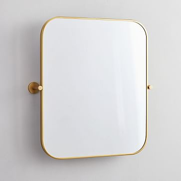 Metal Frame Pivot Wall Mirror - Rectangle | West Elm (US)