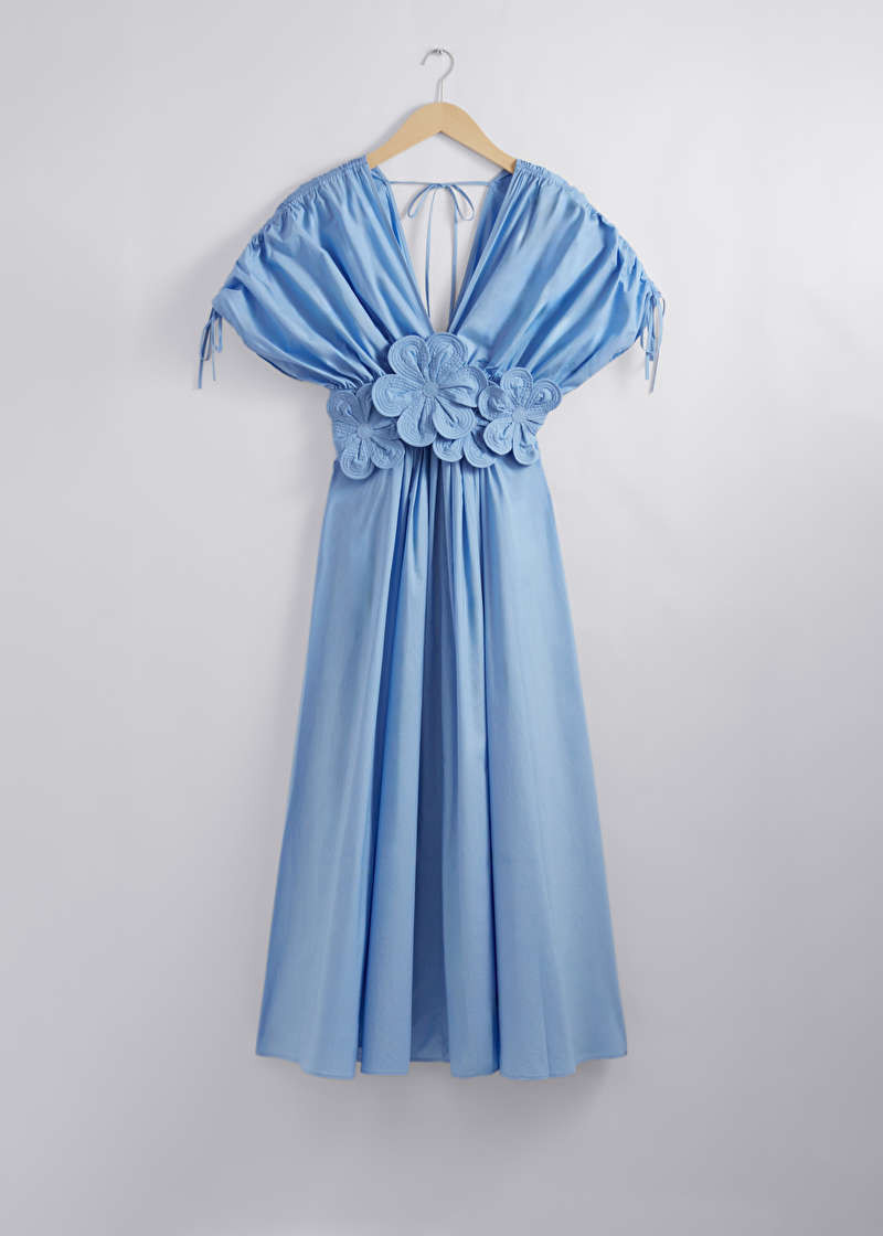 Floral Appliqué Midi Dress | & Other Stories (EU + UK)