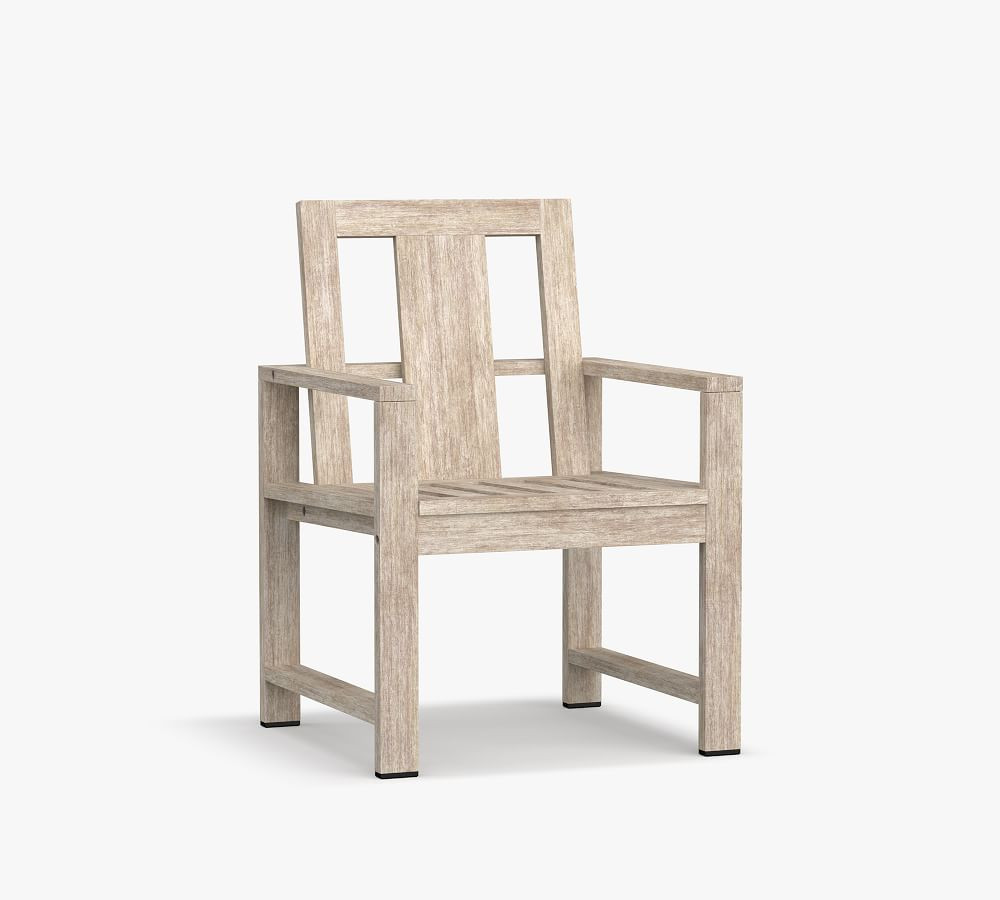 Indio FSC® Eucalyptus Dining Armchair Frame, Biscotti | Pottery Barn (US)