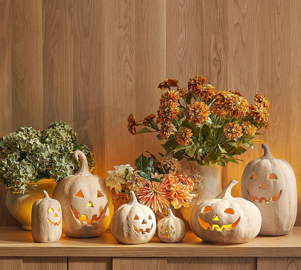 Handmade Terracotta Jack O' Lantern | Pottery Barn (US)