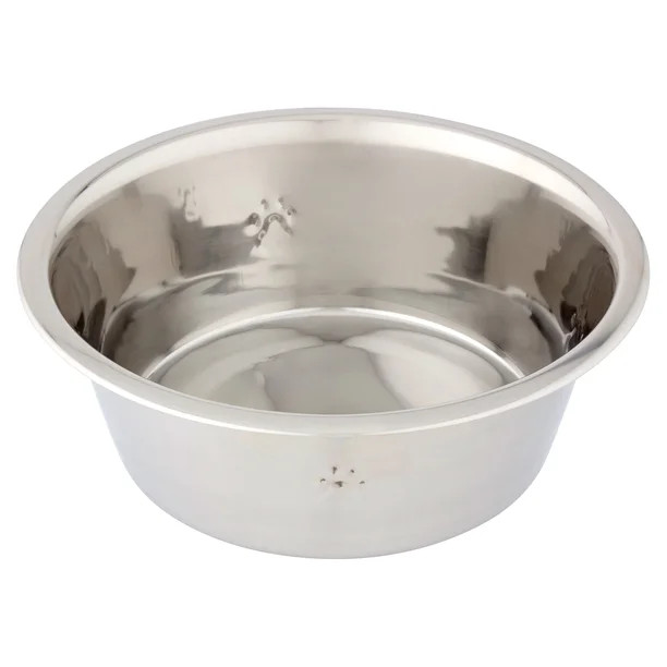 Vibrant Life Stainless Steel Dog Bowl, Large | Walmart (US)