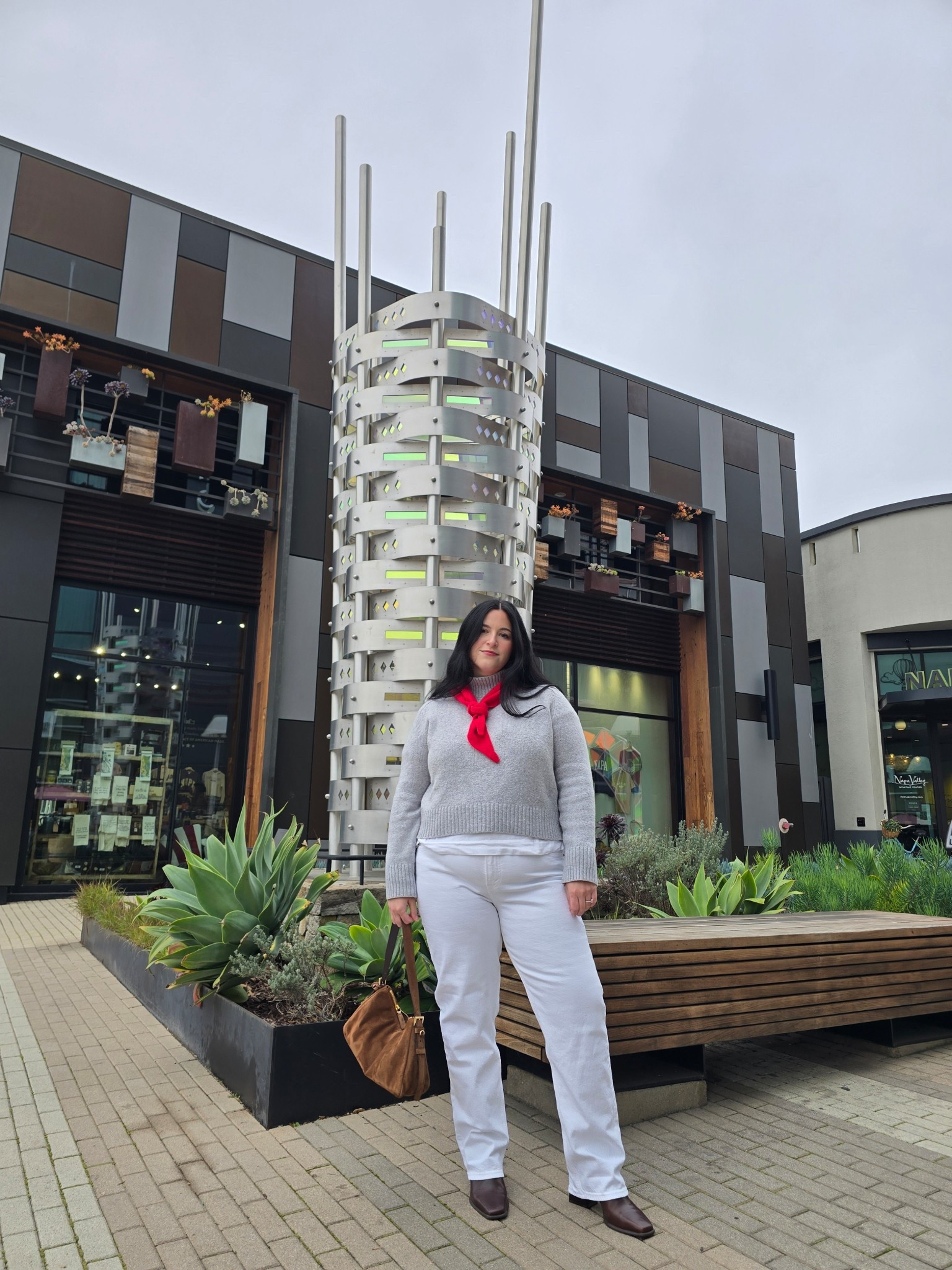 white pants in the winter> 

#LTKootd #LTKPlusSize #LTKMidsize