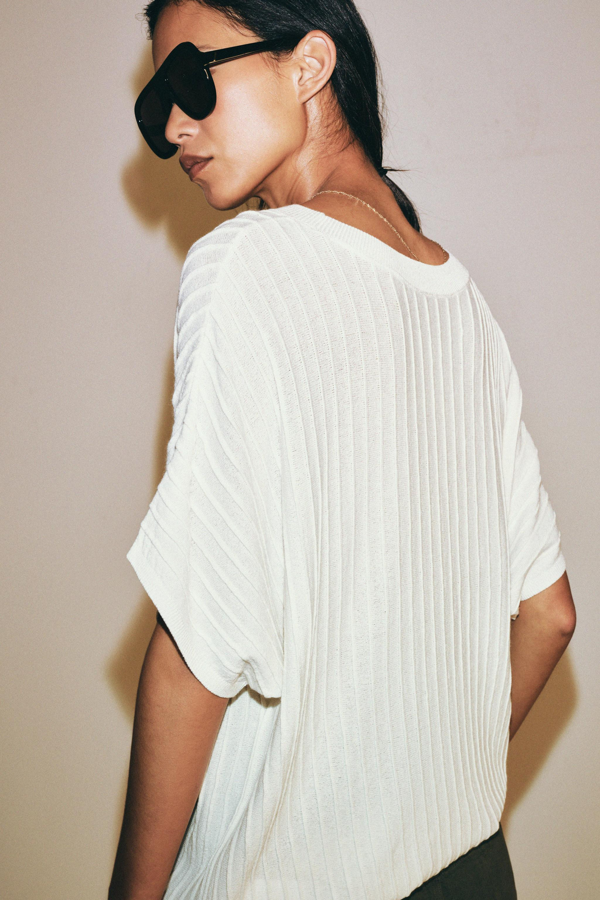 TEXTURED KNIT TOP | Zara UK