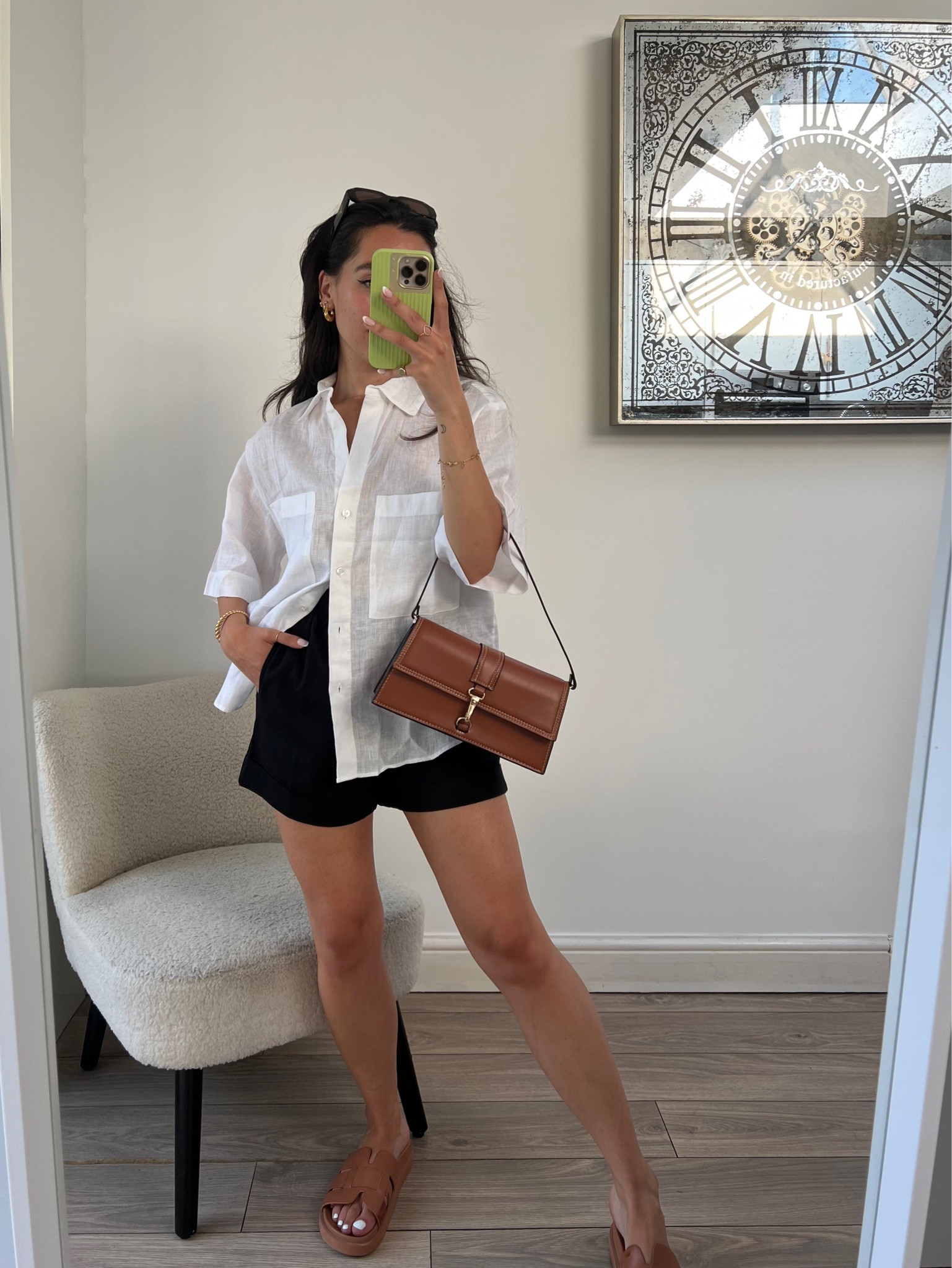 Light linens perfect for hot summer days in london! Great work summer outfit too! Neutral linen outfit. Linen outfit. Linen shirt. Linen shorts. Summer outfit  

#LTKtravel #LTKstyletip #LTKSeasonal