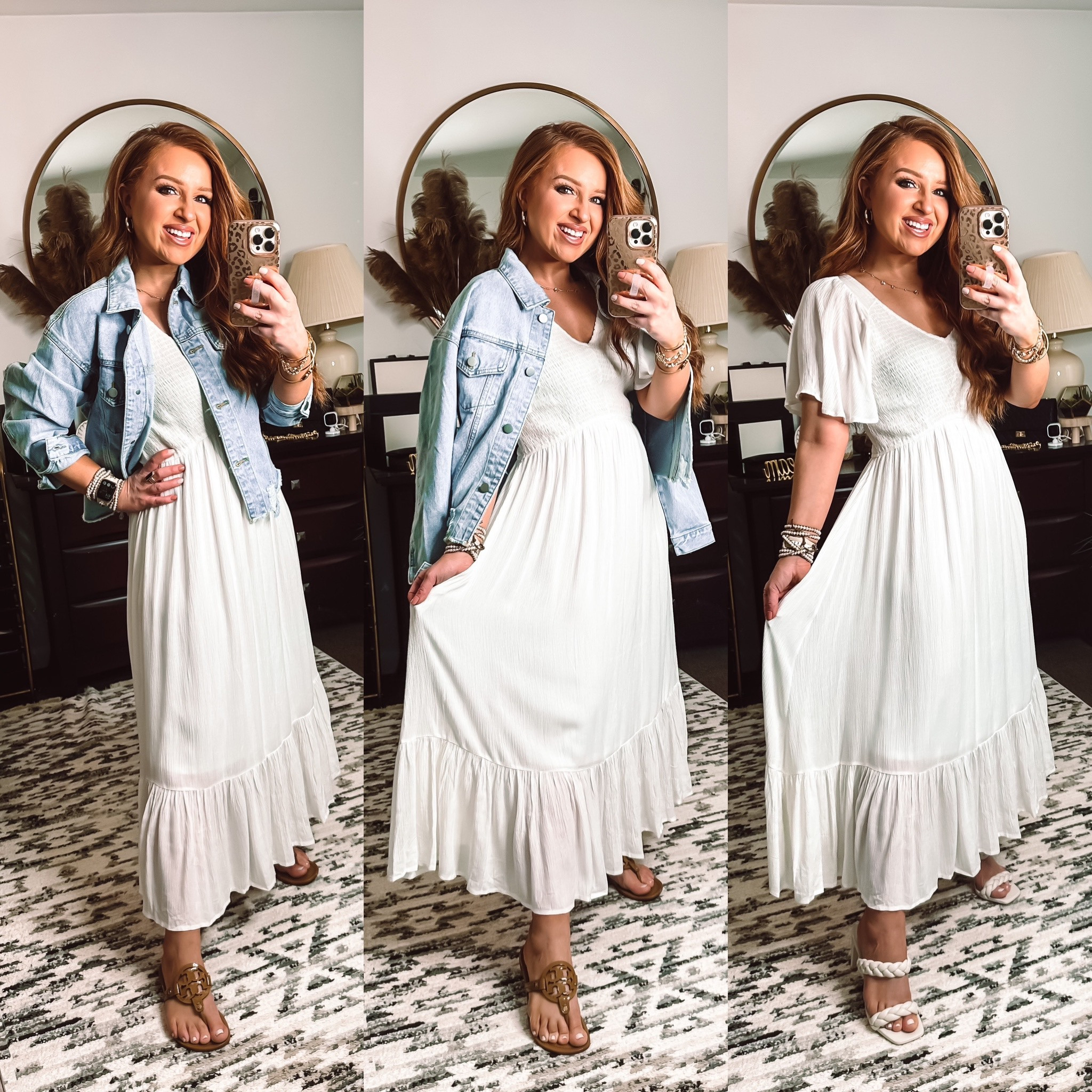 Pink blush white flowy spring dress in size small dressed up and down 

#LTKwedding #LTKFind #LTKSeasonal