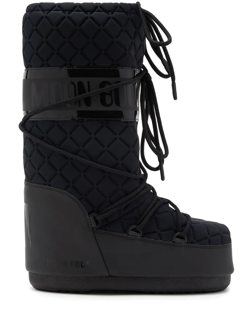 Moon Boot Icon Snow Quilted Boots | Black | FARFETCH | Farfetch Global