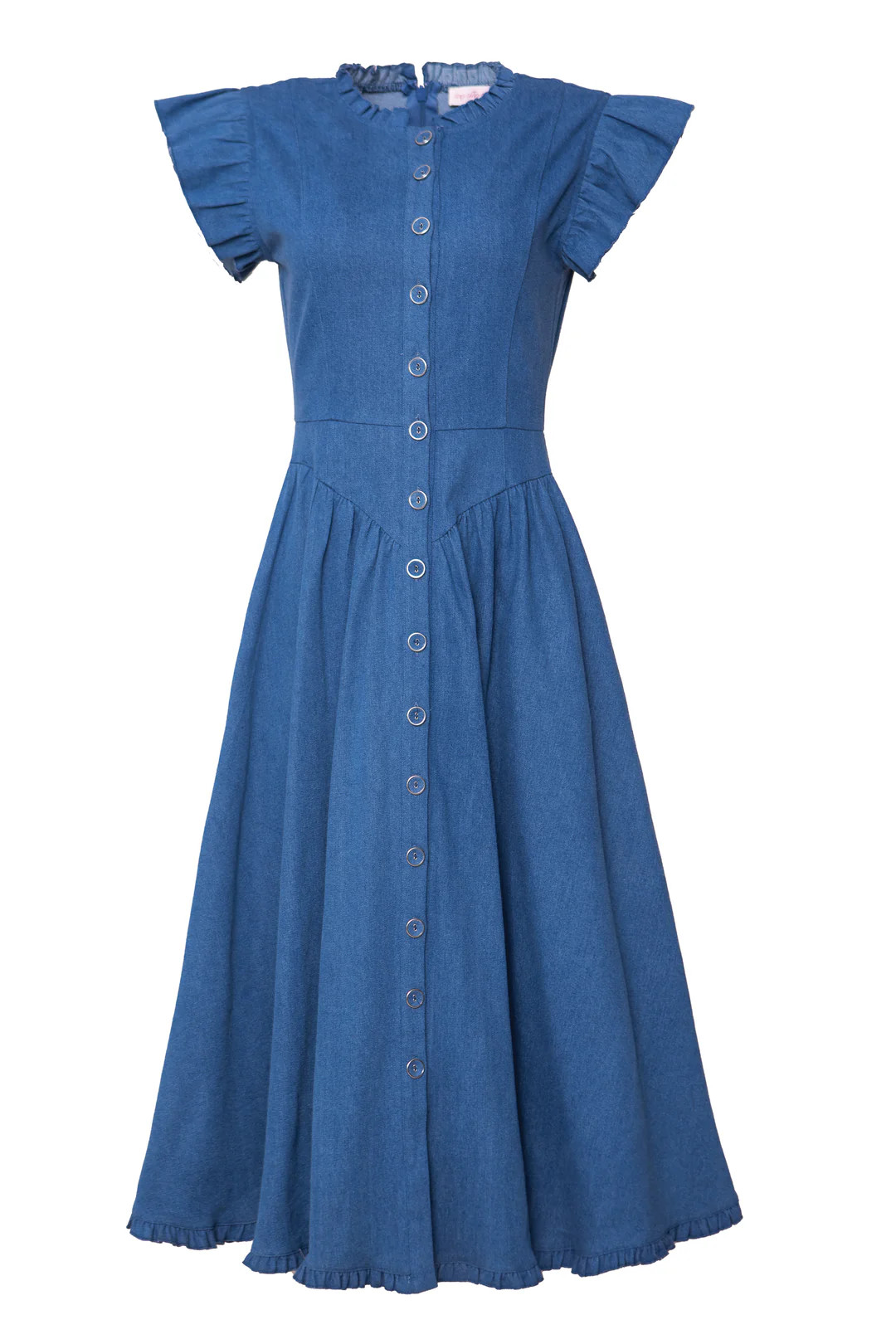 Nelly Dress in Denim | Ivy City Co