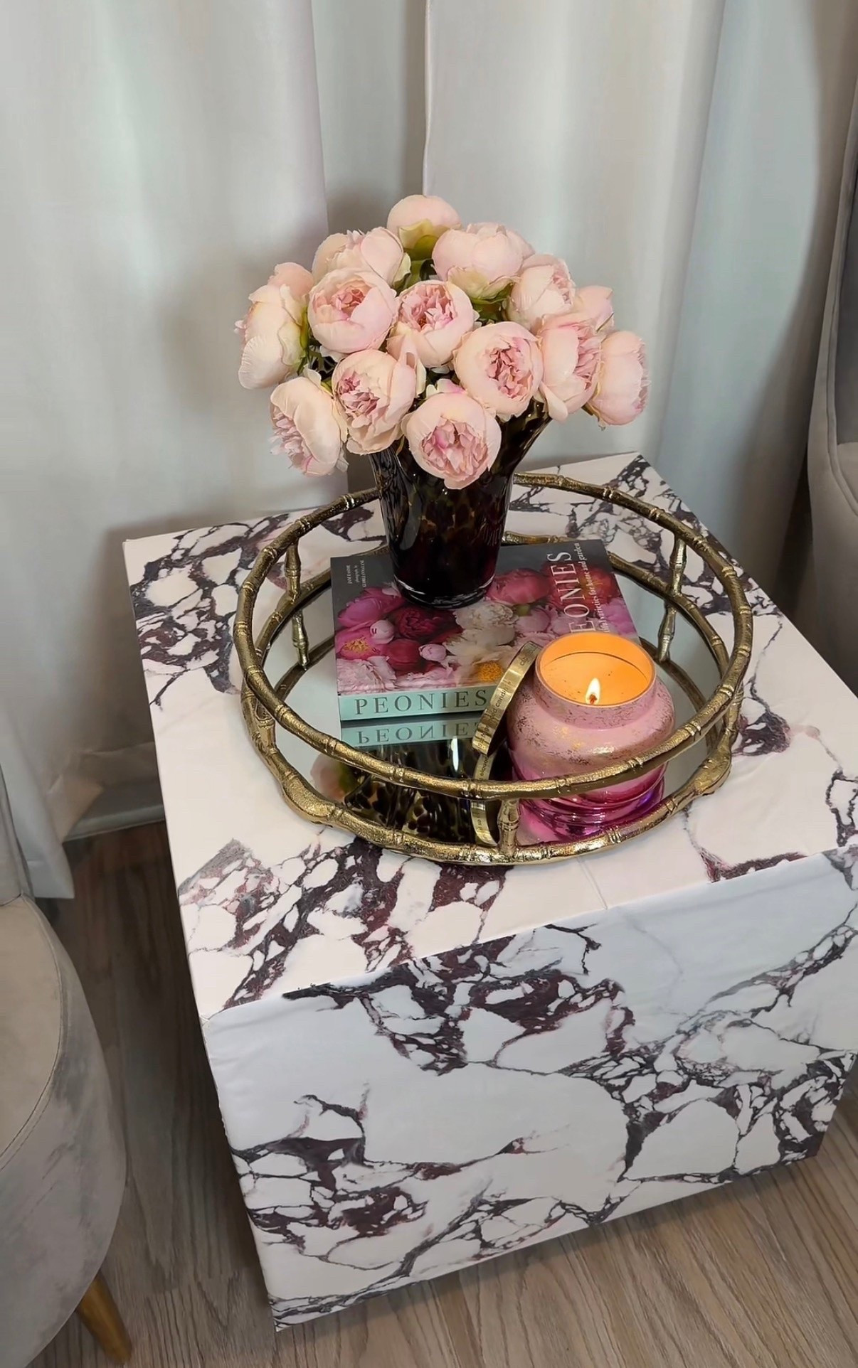 Obsessed with how this side table turned out! Love the marble calacatta viola trend!

#LTKSaleAlert #LTKHome #LTKSeasonal