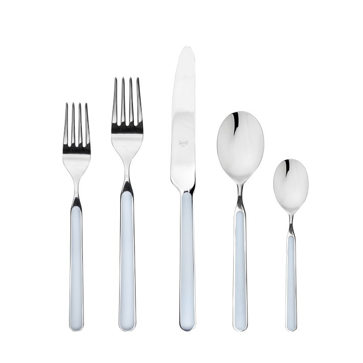 Mepra Fantasia 5-Piece Flatware Set, Sage | Williams-Sonoma