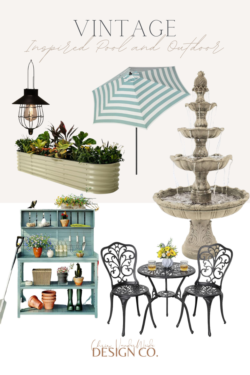 Outdoor cottagecore inspired garden 

 #LTKHome #LTKFindsUnder100 #LTKStyleTip