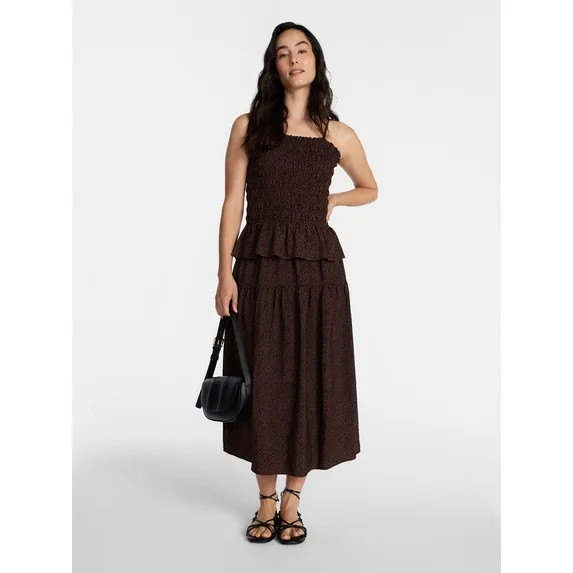 Time and Tru Women's Smocked Tank Top, Sizes XS-XXXL | Walmart (US)