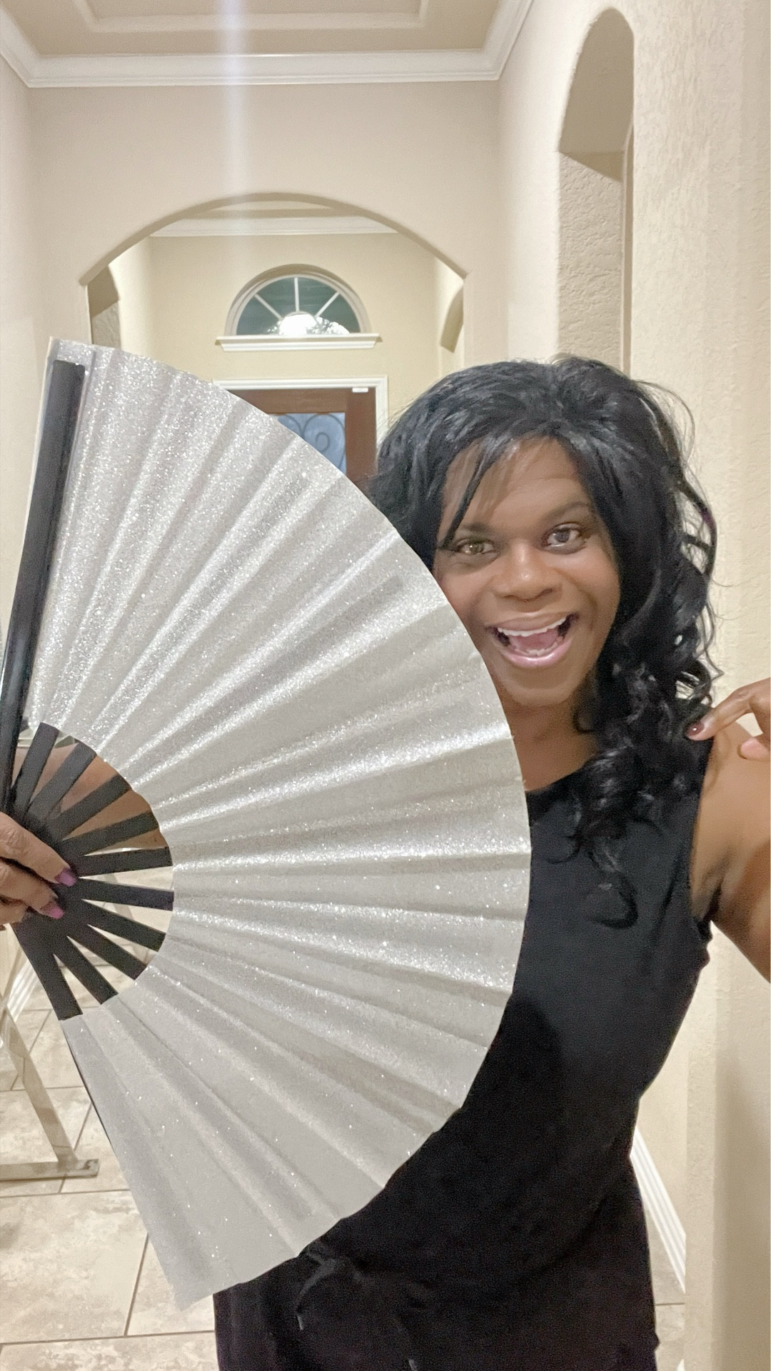 Get ready for the party and line dance with your own glitter fan😊

This bamboo fan is easy to fold to take with you to start the party, for photo props and to stay cool.

#foldinghandfan #foldingfan 

#LTKParties #LTKTravel