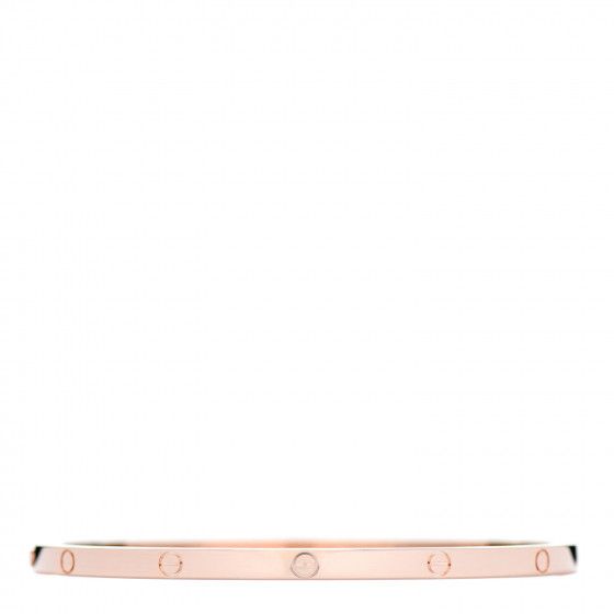 CARTIER 18K Pink Gold Small LOVE Bracelet 18 | FASHIONPHILE | Fashionphile