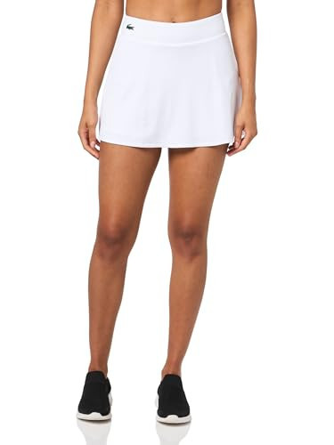 Lacoste Women's Sport Ultra Dry Skirt, White/White, 0 | Amazon (US)