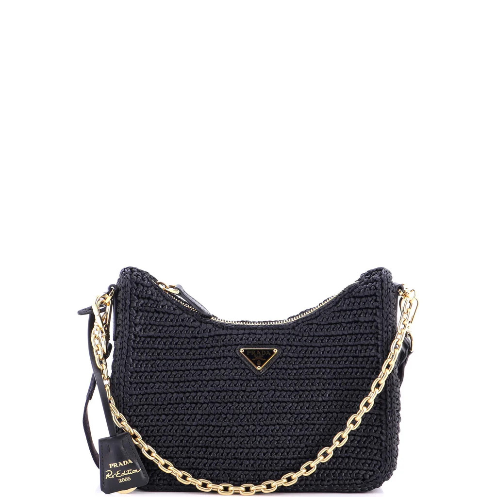 Re-Edition 2005 Shoulder Bag Raffia Small | Rebag