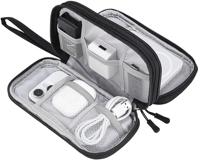 Sac de Rangement Câble,Organisateur Accessoires Électronique,Pochette Câble de Voyage,Sac de C... | Amazon (FR)