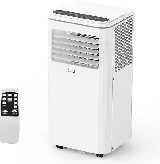 Garvee 8,000 BTU AC Unit, 3-in-1 Portable Air Conditioner with Cooling, Dehumidifier & Fan for Ro... | Amazon (US)