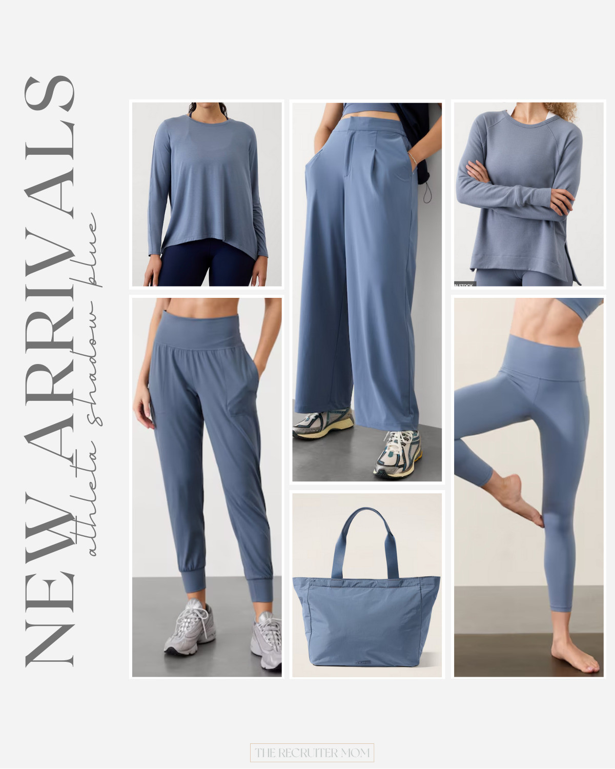 Gorgeous new Shadow Blue color in all my Athleta favs just in time for Spring! 

 #athleisureoutfit #midsizeactivewear #LTKActive #LTKMidsize #LTKFitness