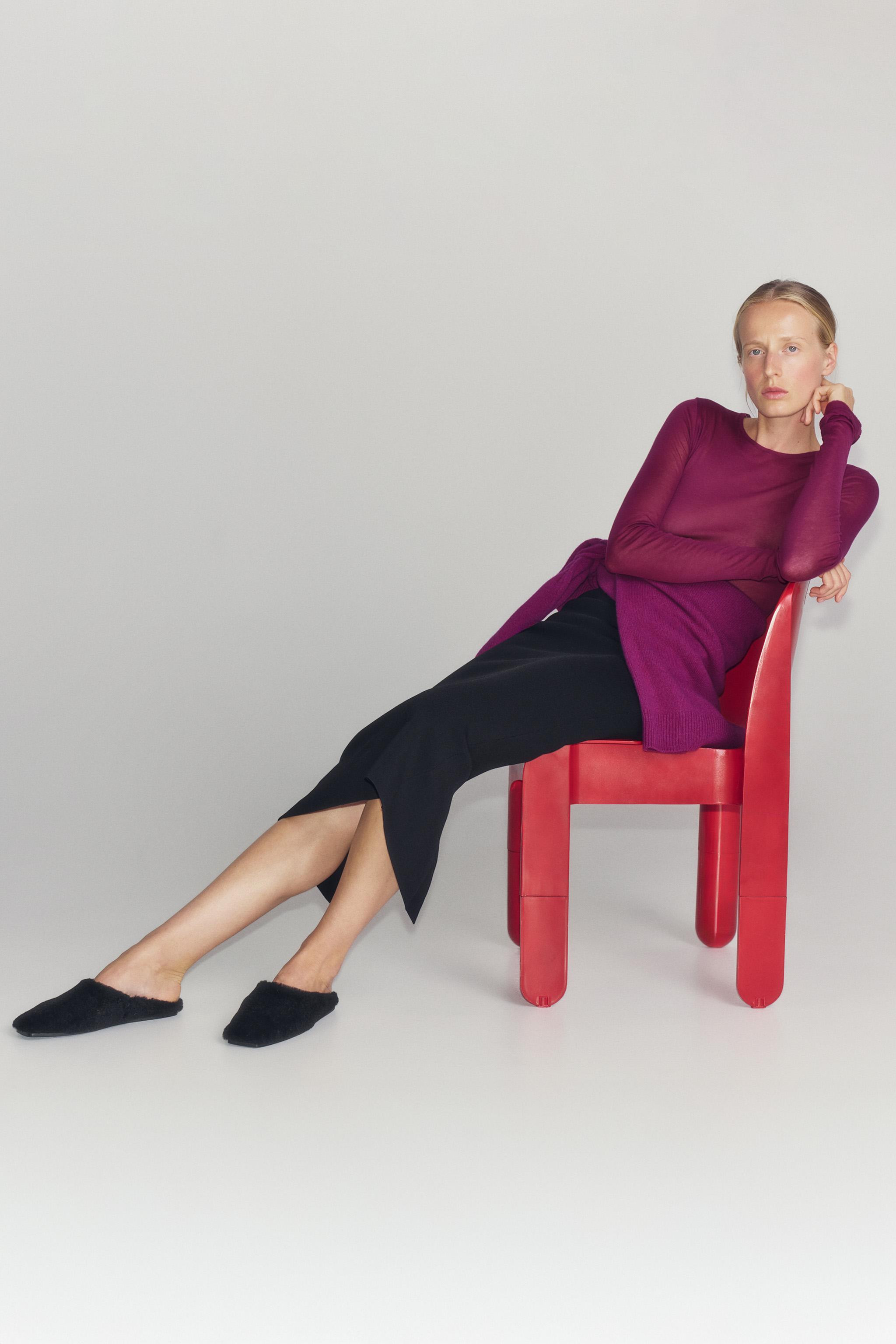 LIMITED EDITION LEATHER FLAT SHOES | Zara UK