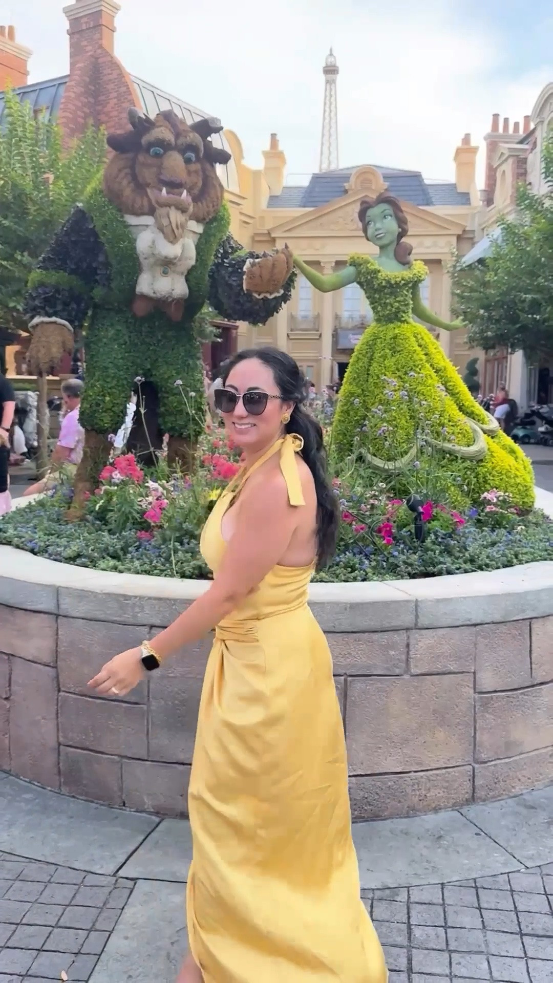 In my Belle era ✨ just living out a tale as old as time 🥀

💛✨ Rented this yellow satin cocktail dress by Elle Zeitoune from @renttherunway for my Epcot France day and I’m obsessed. Use my code RTRXDESI for 50% off your first month 🥀

For reference, I’m 5’1” and 135 pounds with a large bust. This dress was great length for petites and kept the girls secure.

#LTKTravel #LTKootd #LTKPetite