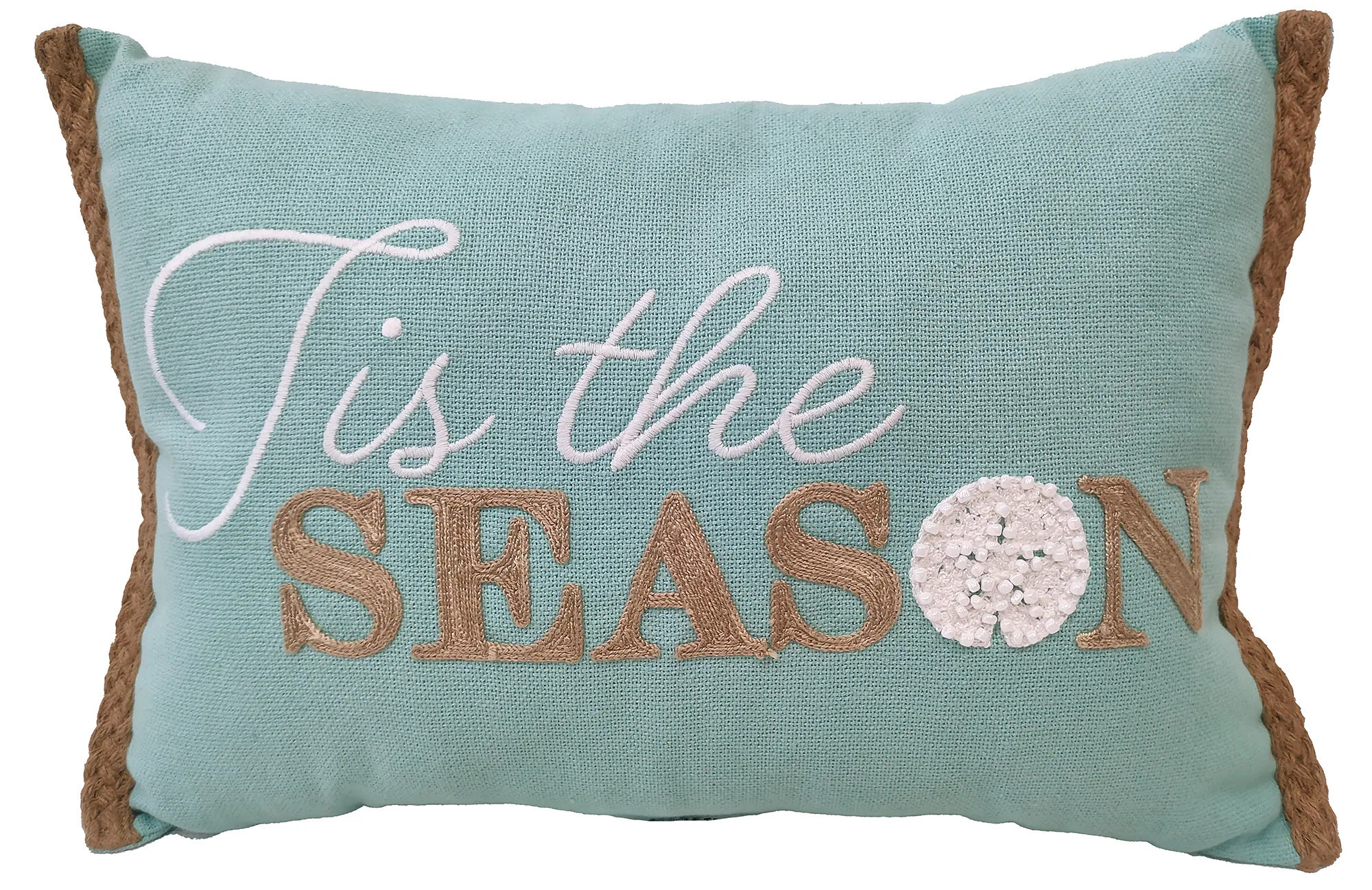 Holiday Living 4 -Piece 12-in x 18-in Blue Oblong Indoor Decorative Pillow Polyester | WO-COC-54 | Lowe's