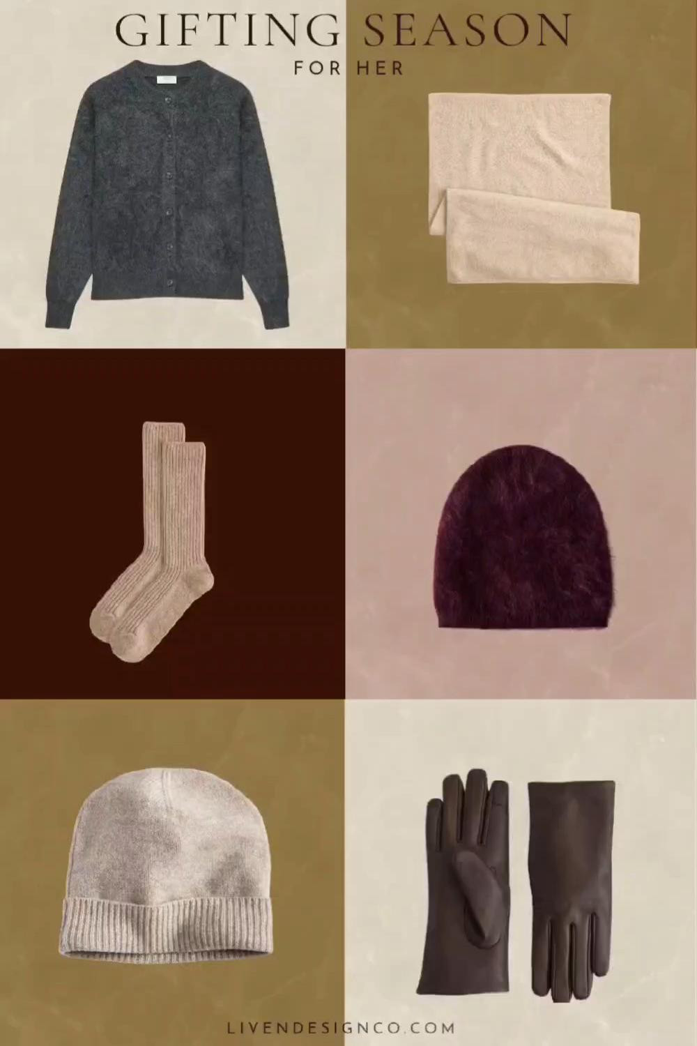 Gift guide. Gift for her. Cashmere sweater. Cashmere beanie. Cashmere gloves. Leather gloves. Cashmere wrap. Cashmere scarf. Cashmere socks

#LTKGiftGuide #LTKFindsUnder100 #LTKSeasonal