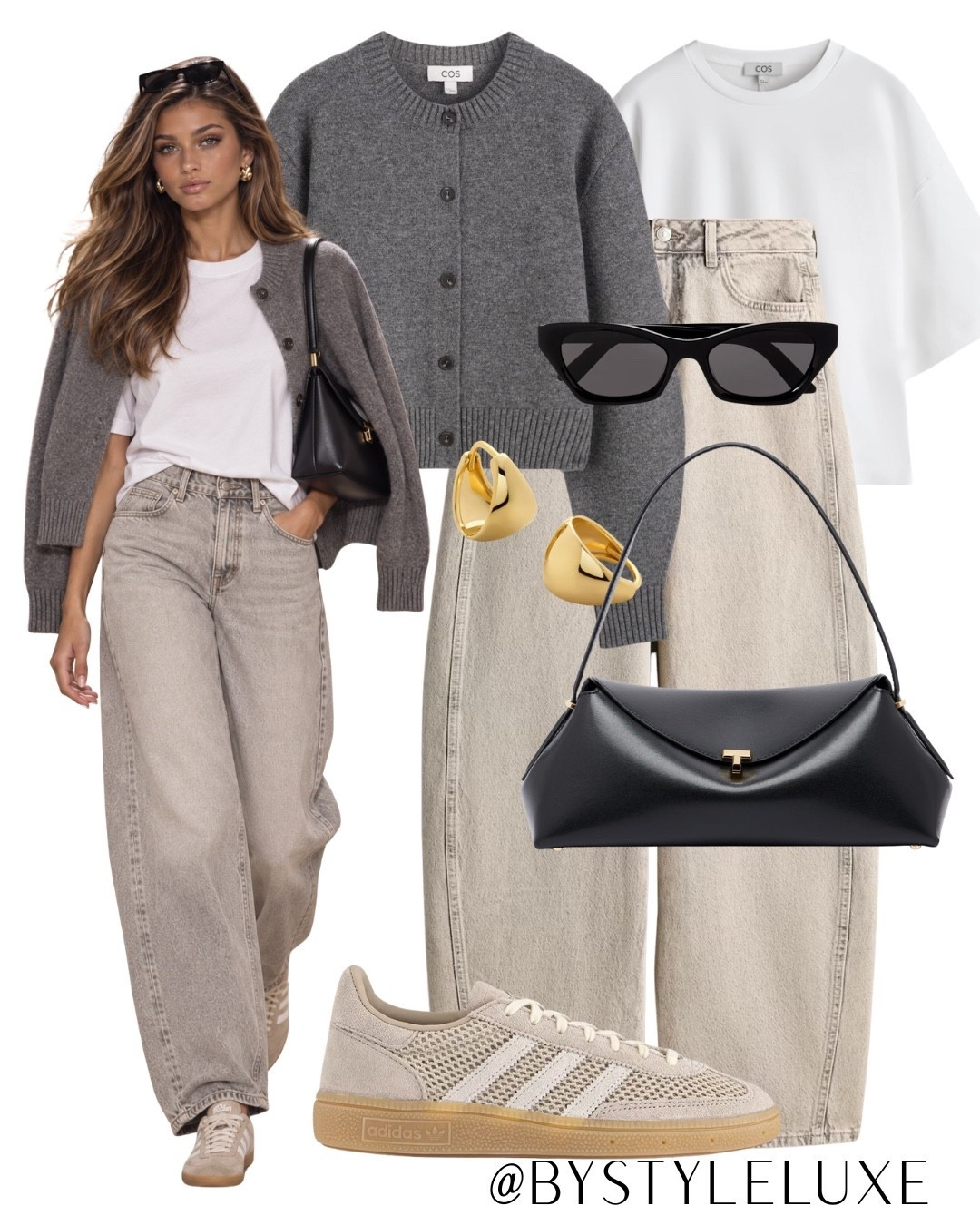 GREY - Styling this versatile grey cardigan with jeans and @adidas trainers for a chic grey tone look 

#trainers #jeans #autumnoutfit

#LTKautumn #LTKjeans #LTKshoes