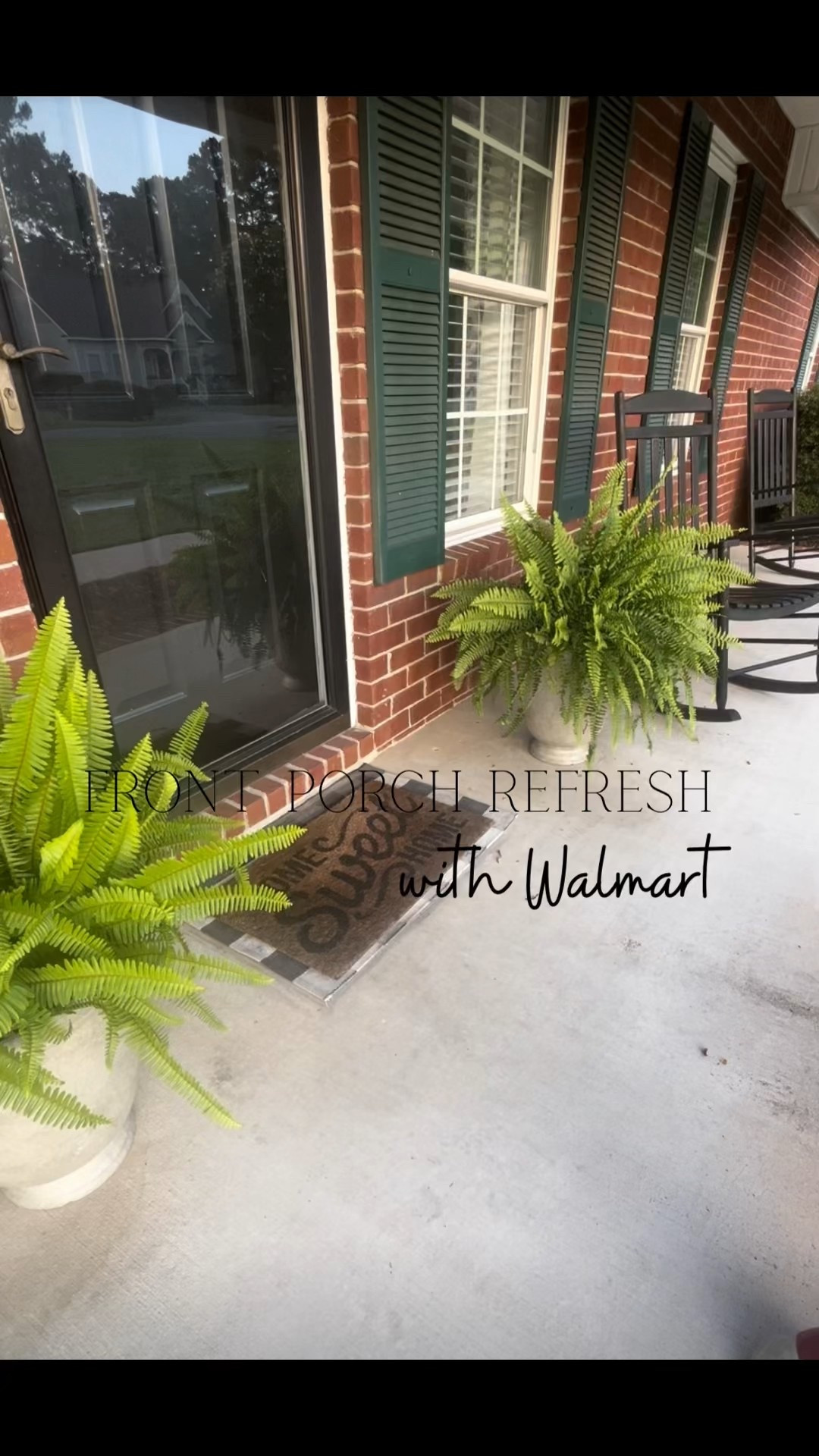 A much needed refresh! Now she’s ready for spicy margs on the porch with jalapenos from the garden 🥰💚 

Front porch refresh, home decor, Walmart finds, Walmart partner 

#LTKSeasonal #LTKFindsUnder50 #LTKSummerEdit