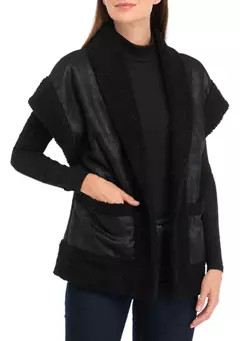 Wonderly Women's Sherpa Vest | Belk