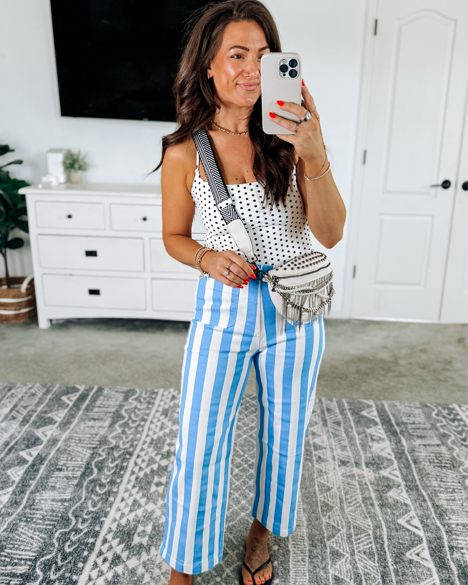 Stripe pants 😍 Not jeans/leggings and so cute for spring!! In my true size and all come in other colors. Use the comment box if you have any questions!

#LTKootd #LTKSaleAlert #LTKSeasonal