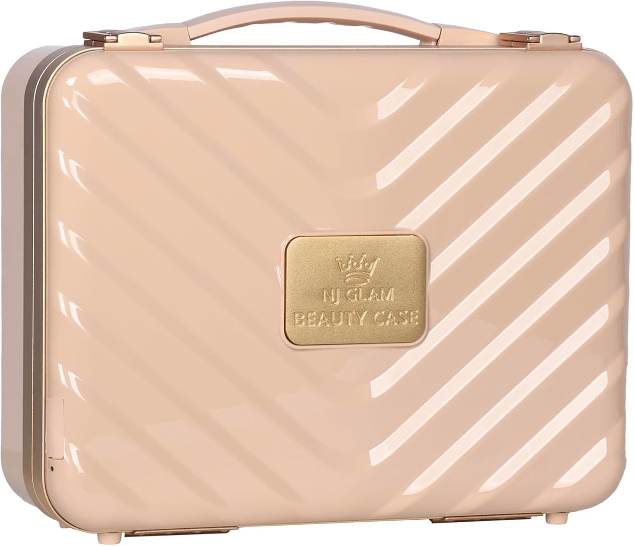 NJ GLAM Makeup case with Light up Mirror Rechargeable with smart storage, Three light mode Mirror... | Amazon (US)