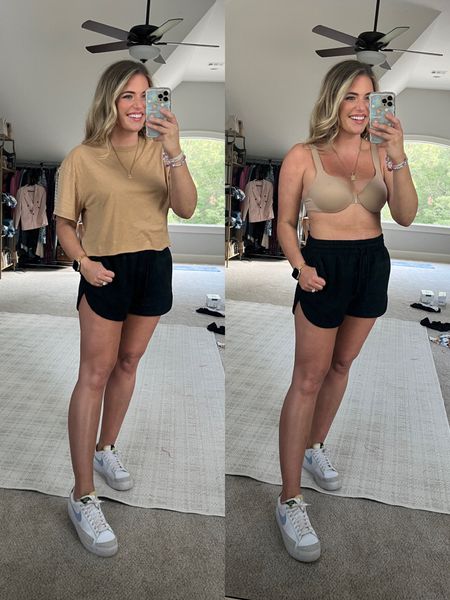 Fave lounge shorts. Comfort 10/10. Tts - M look, feel & fit just like my Abercrombie. 

Fave oversized cropped tee. TTS - M 

Fav underwire bra. Code MORGANXSPANX works for 10% off ⭐️


#LTKstyletip #LTKFind #LTKunder50