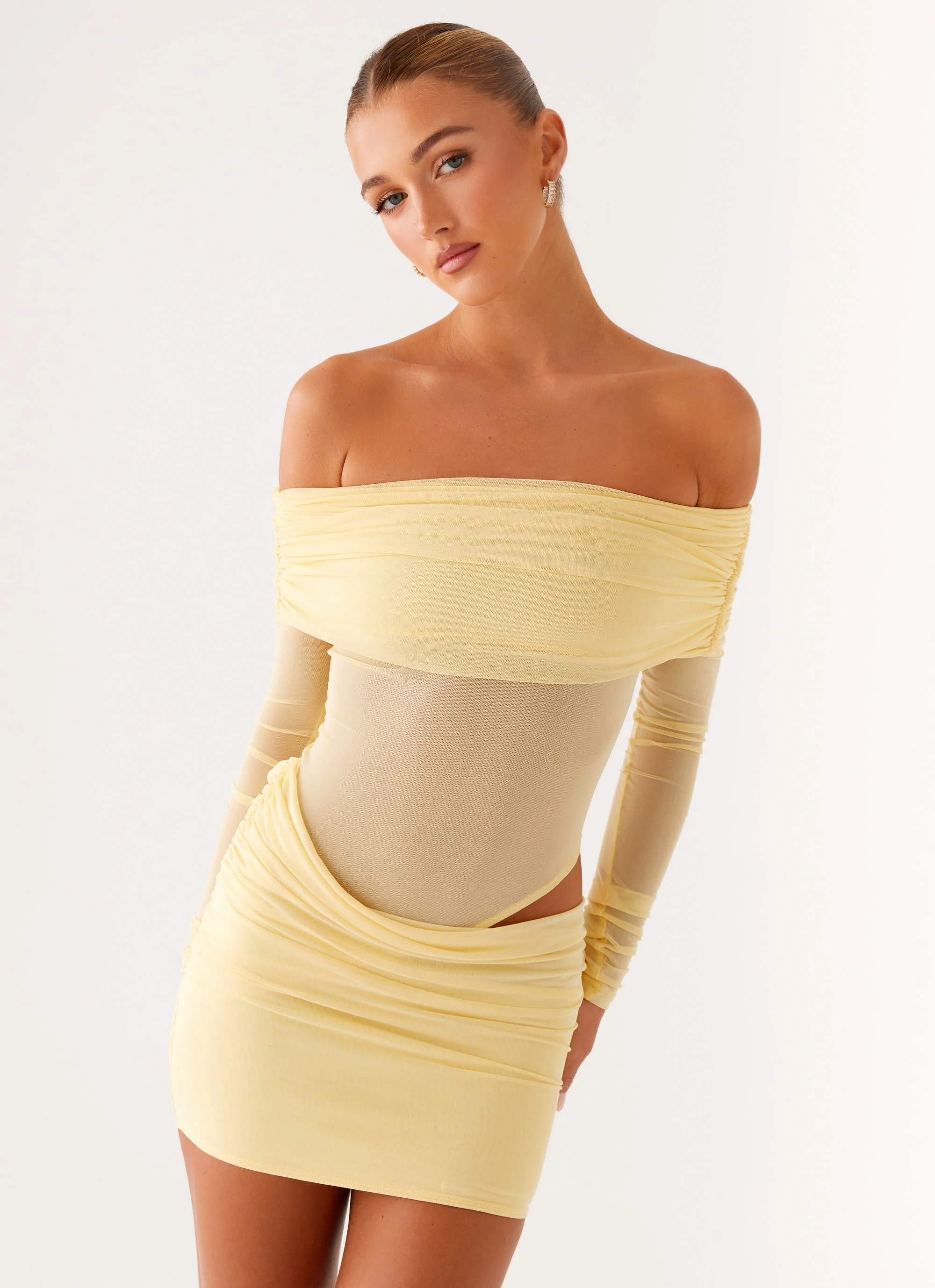 No Doubt Mini Dress - Yellow | Peppermayo (Global)