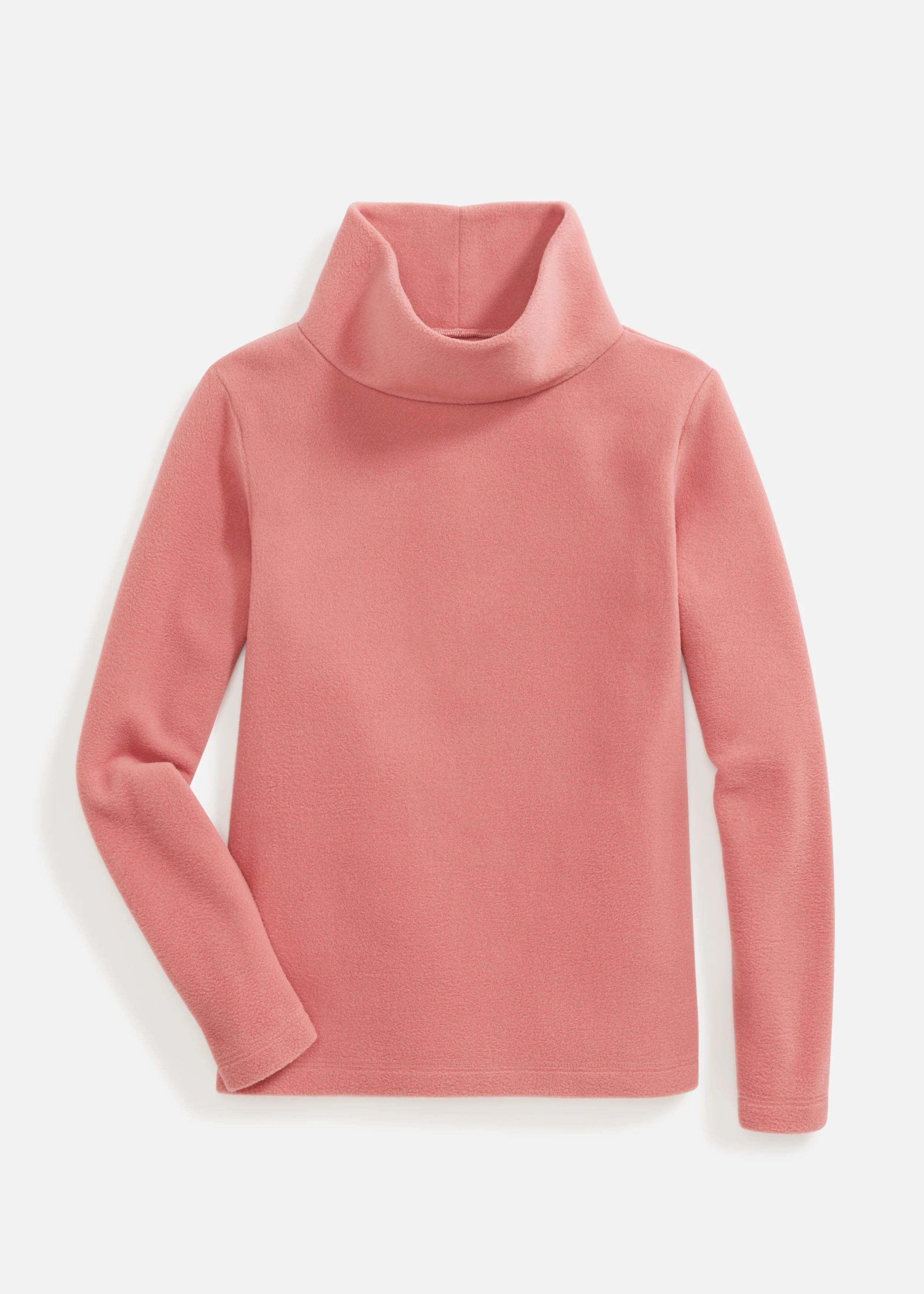 Greenpoint Turtleneck in Vello Fleece (Dusty Rose) | Dudley Stephens